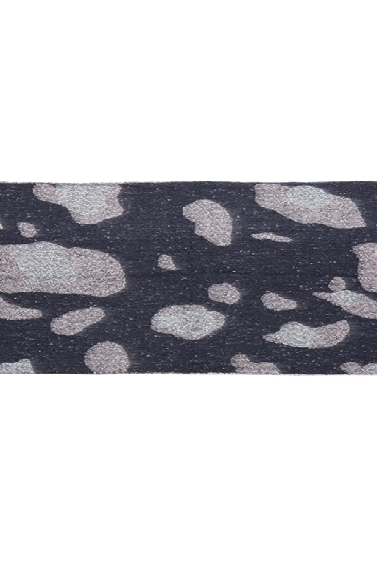 Schal Wild Spots Blau Acryl h5 Bild2