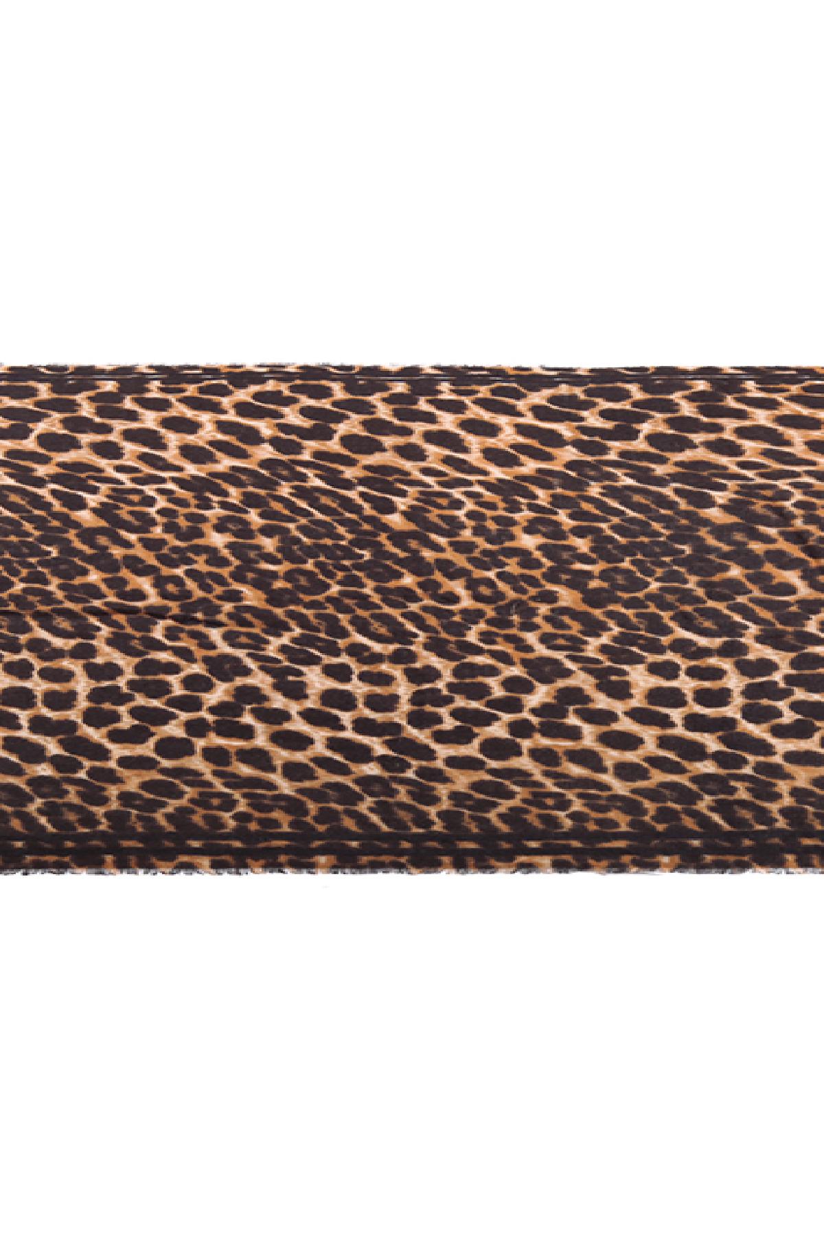 Sciarpa a cuore selvaggio Brown Acrylic Immagine4