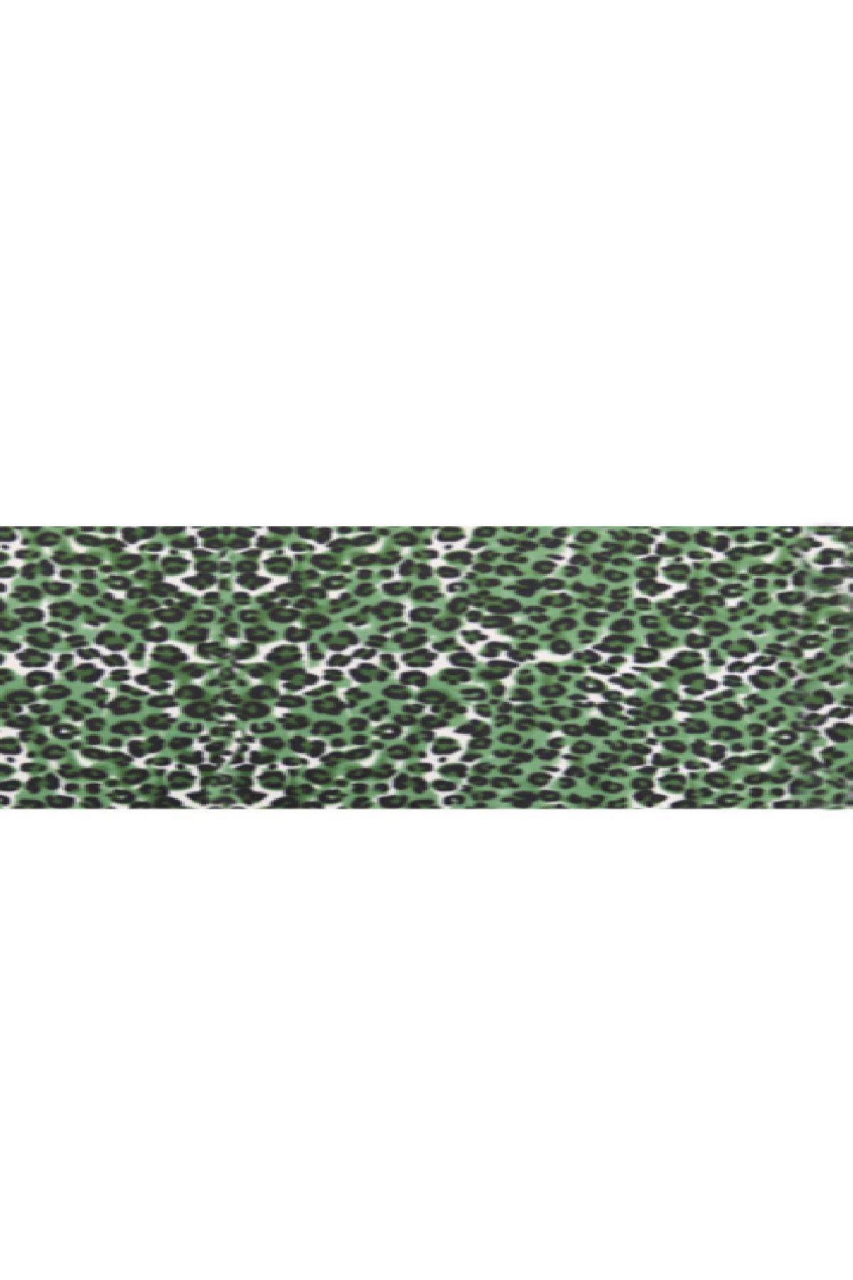 Sciarpa La mia testa è una giungla Green Polyester h5 Immagine2