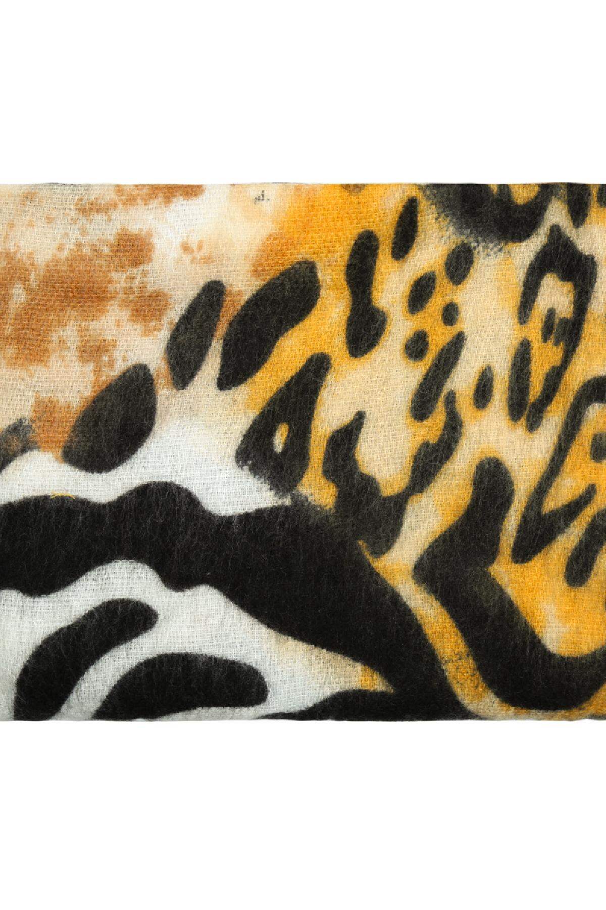 Schal Wild One Camel Acryl h5 Bild2