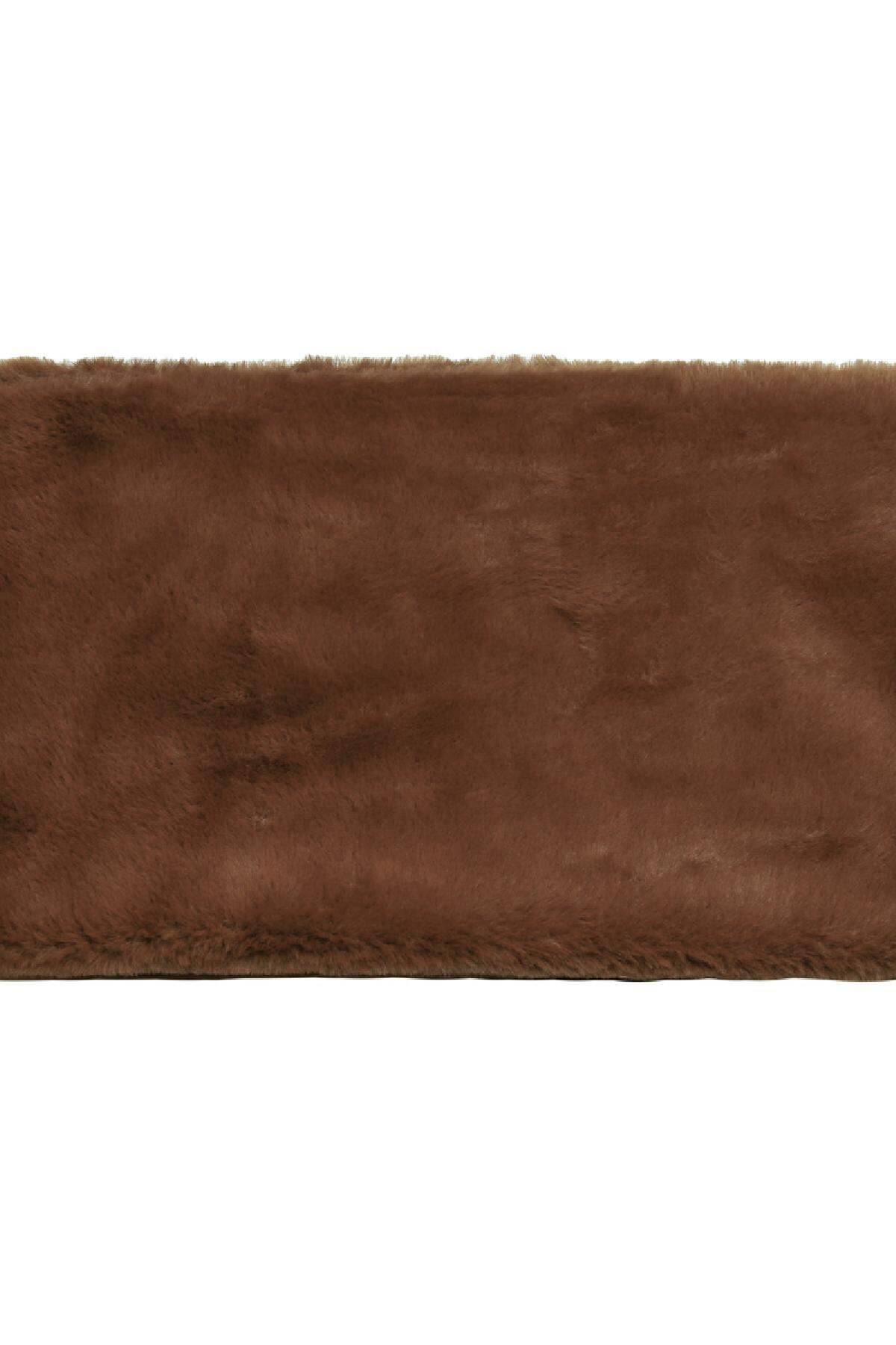 Schal Furry Loop Braun Polyester h5 Bild2