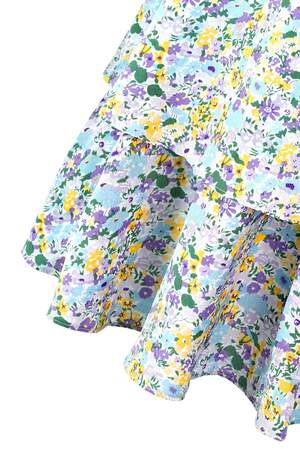Kleid Floral Summer Blue Blau S h5 Bild7