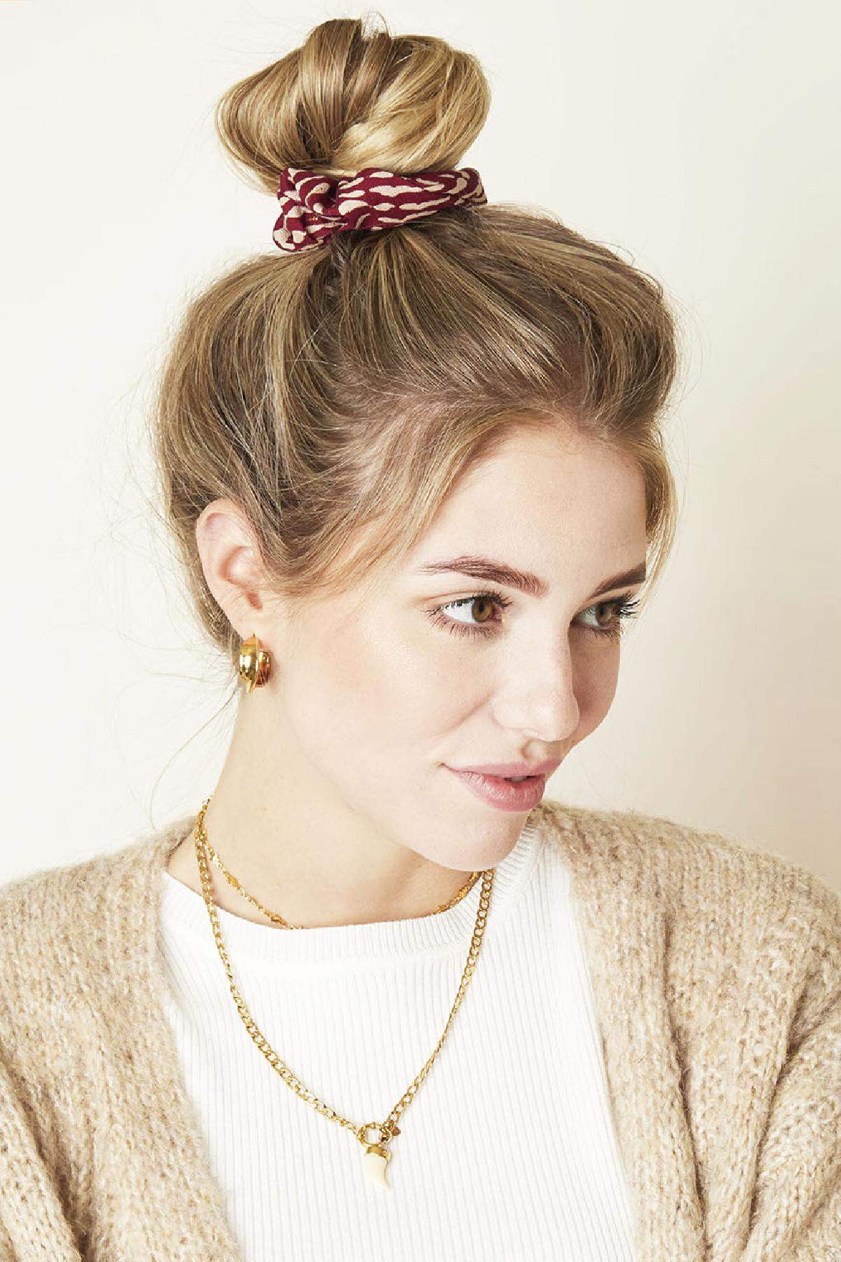 Scrunchie Animal Fever Blau Polyester Bild2