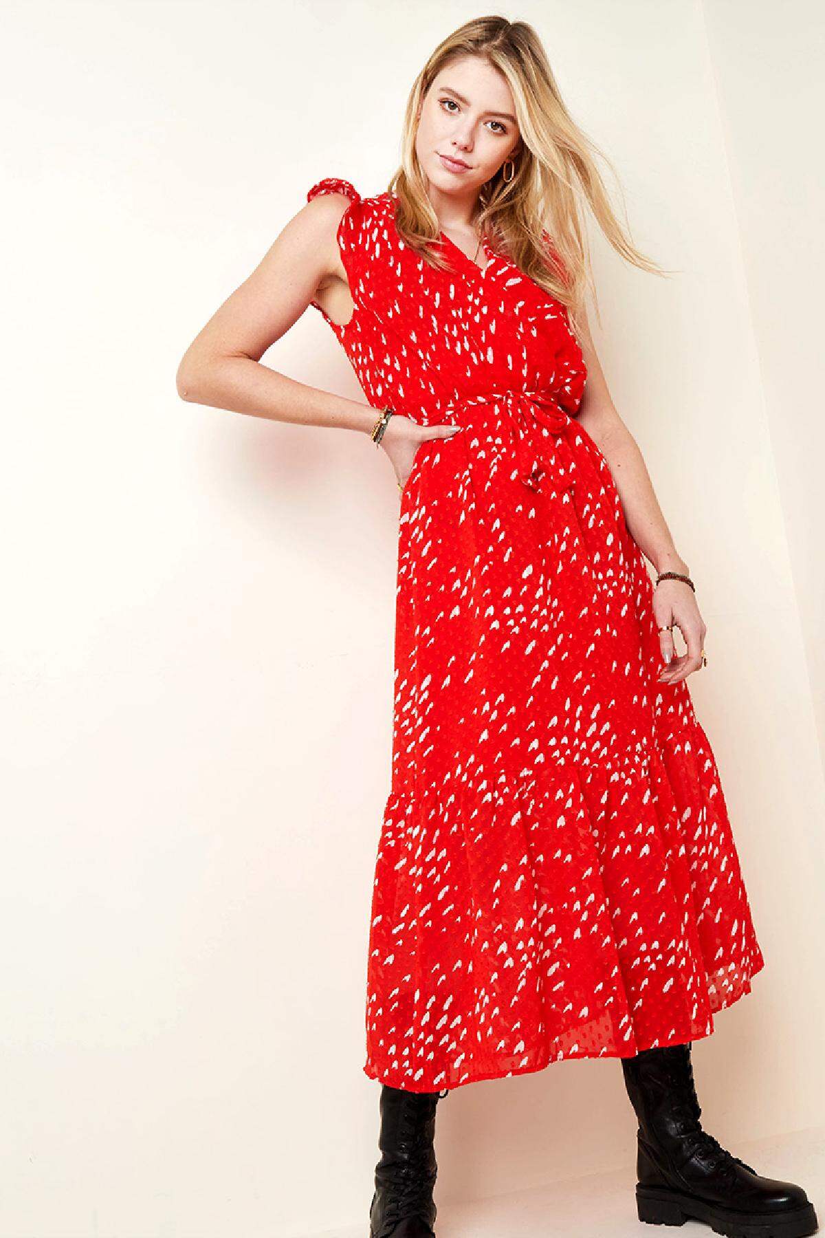 Kleid Flowy Spring Beige S h5 Bild2