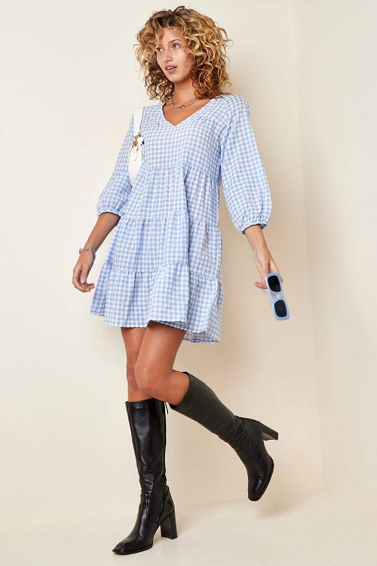 Kleid Monsoon Blau S Bild5