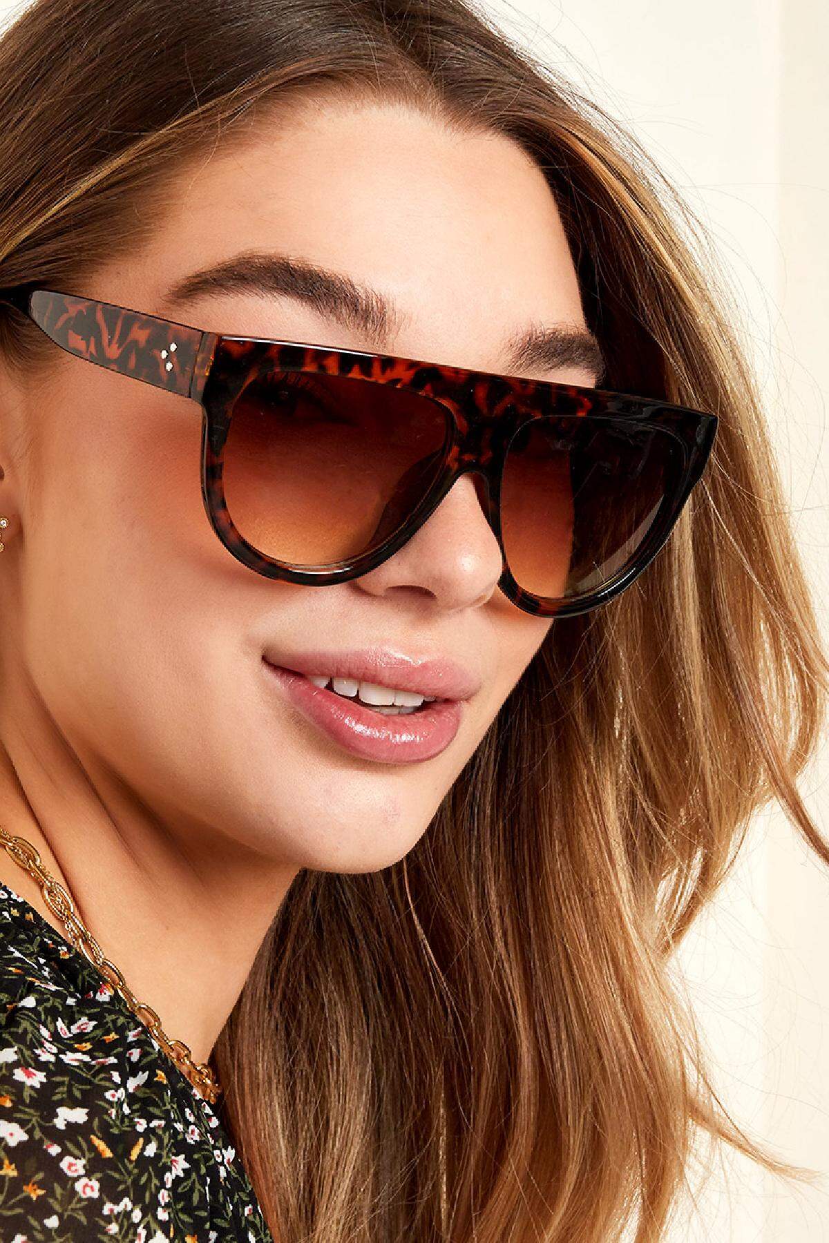 Sonnenbrille Fierce Schwarz Kunststoff h5 Bild2