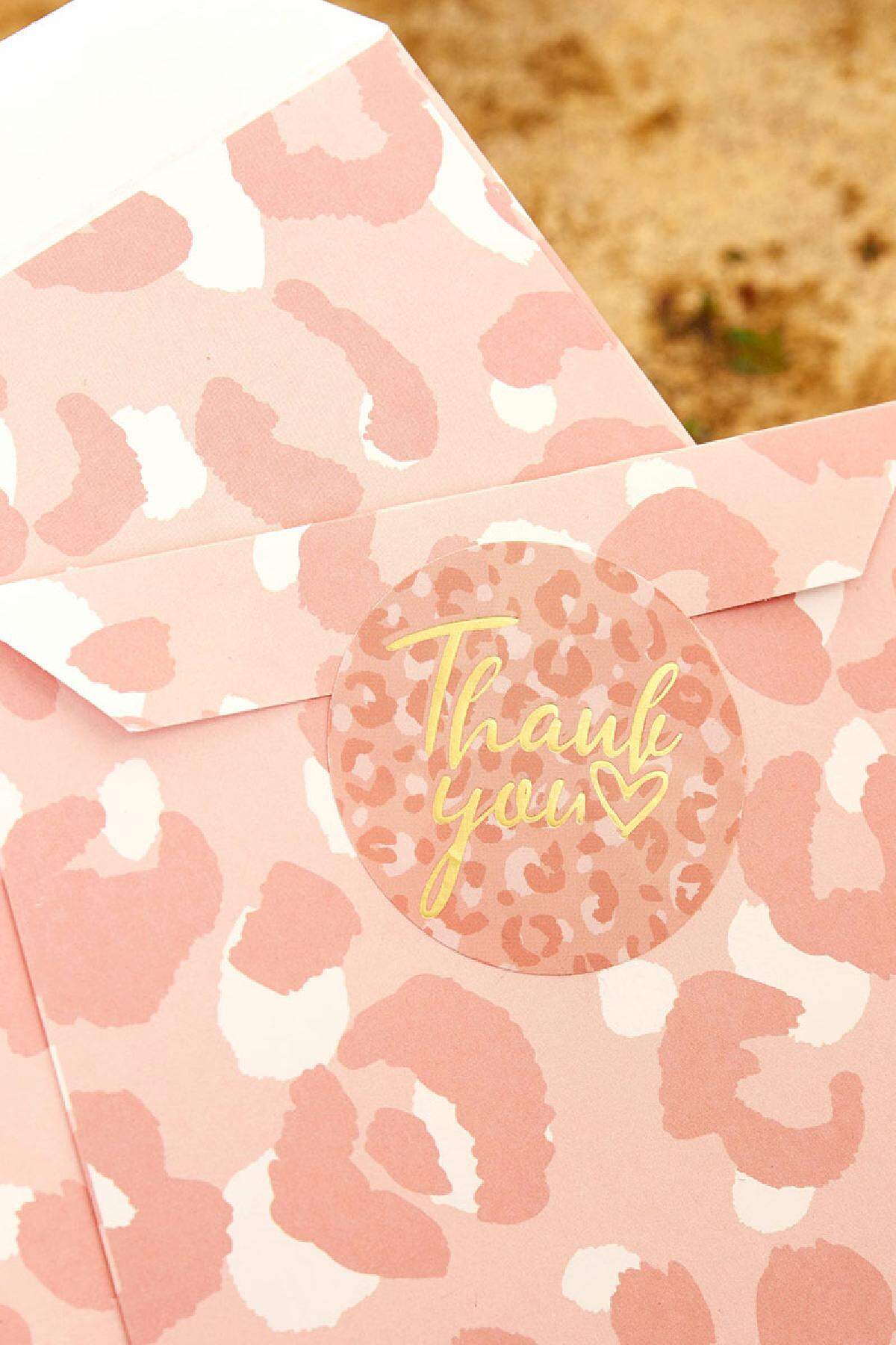 Adesivi Grazie animale rosa Pink Paper h5 Immagine2