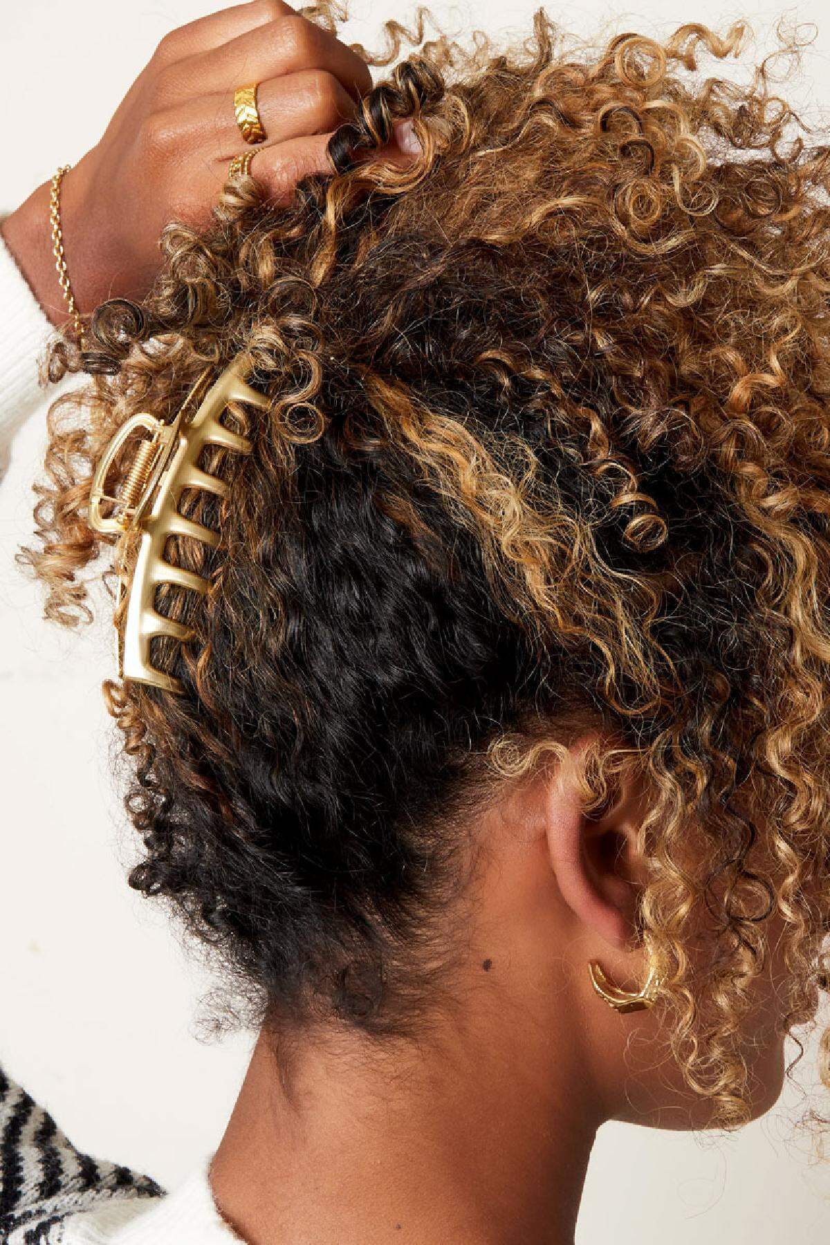 Pince à cheveux basique Argenté Métal h5 Image2