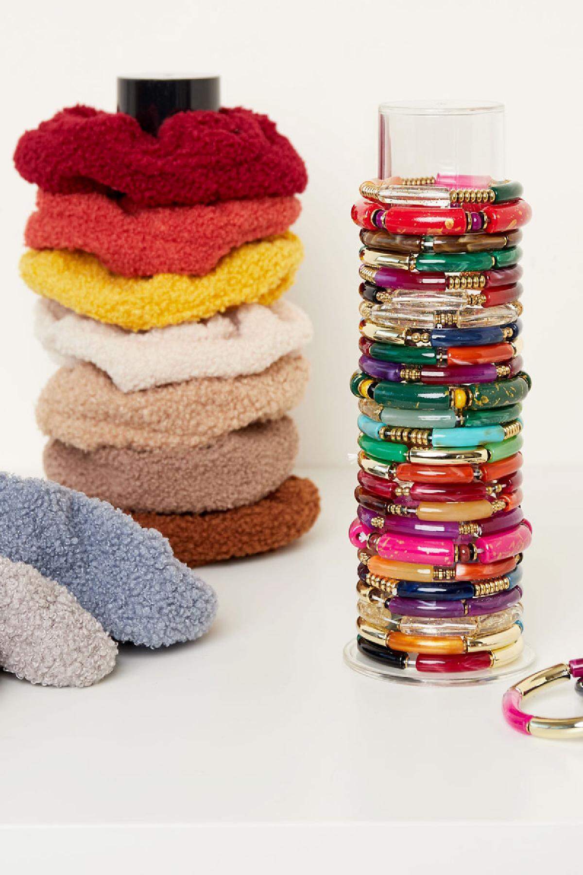 Display armbandjes rond Zwart Acryl Afbeelding3