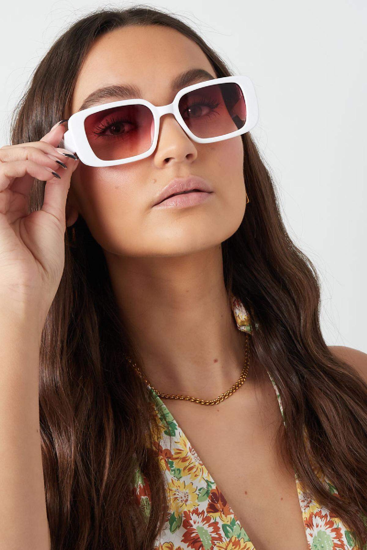 Gafas de sol con montura pequeña Negro PC One size h5 Imagen7