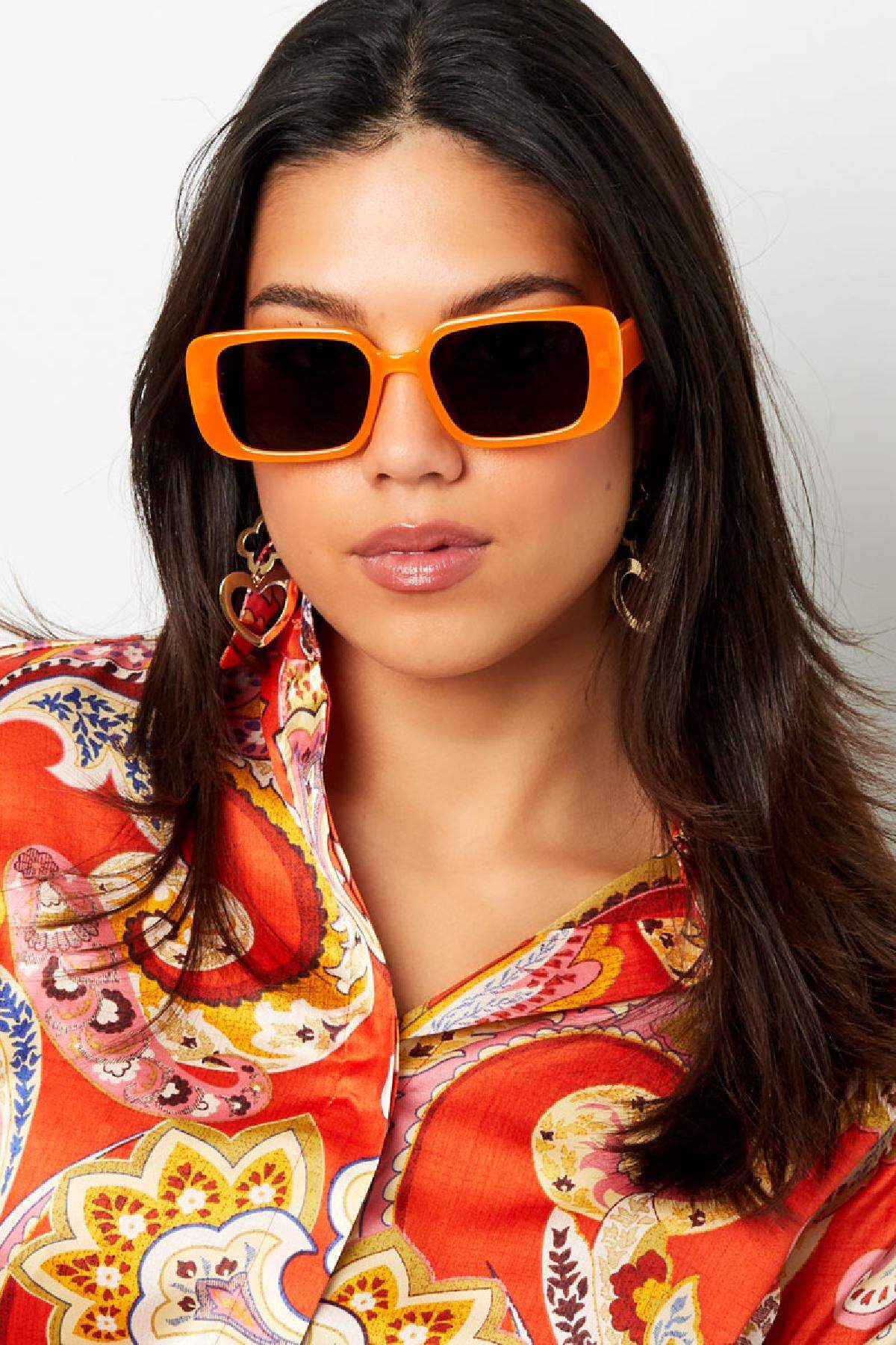 Gafas de sol con montura pequeña Negro PC One size Imagen2