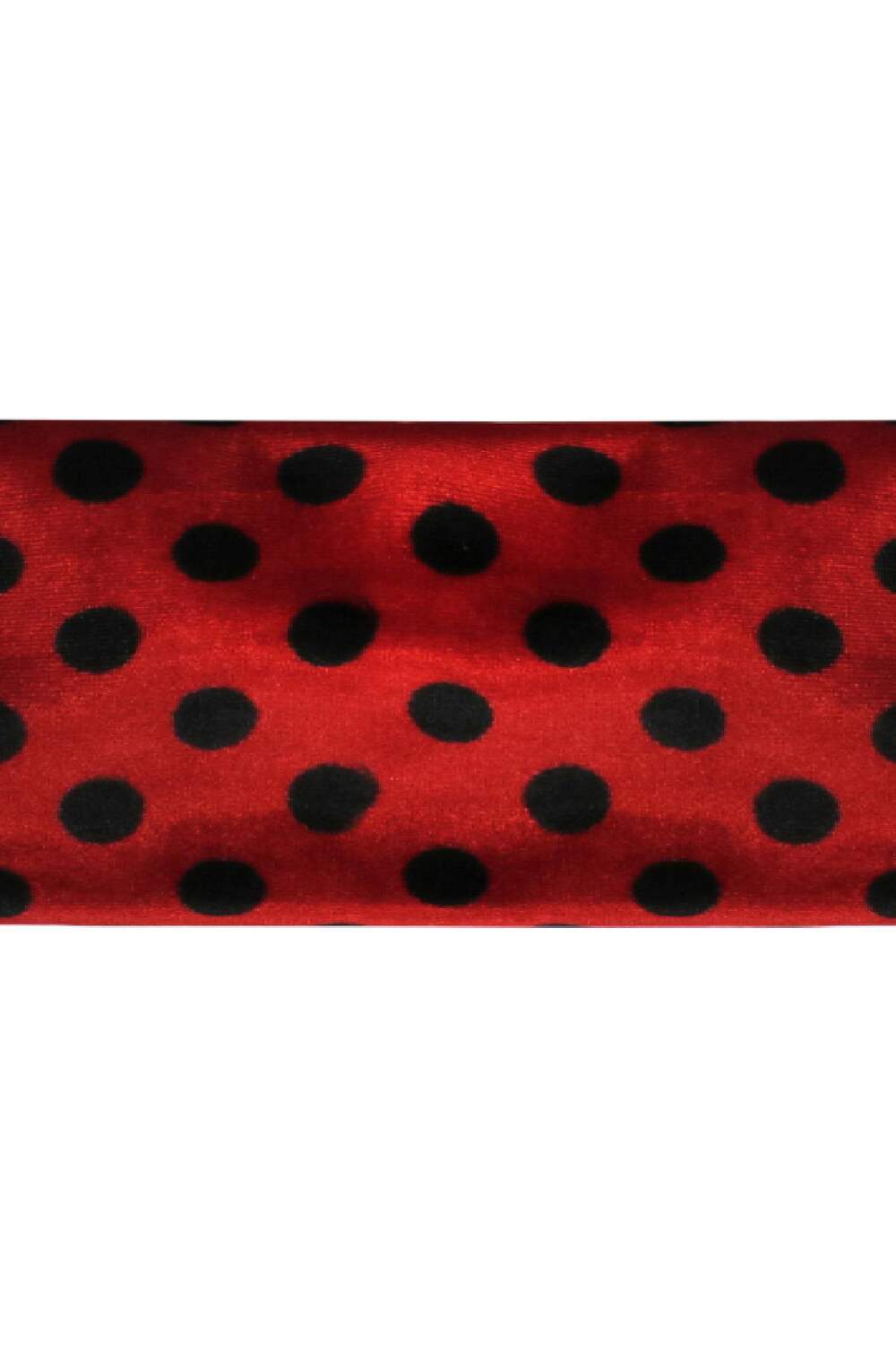 Cerchietti in velluto a pois Red Polyester h5Immagine2