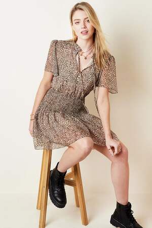 Kleid Short N Sweet Grau S h5 Bild6