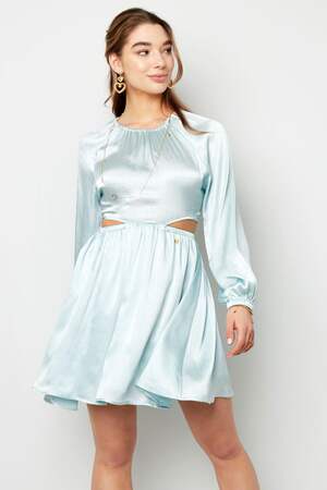 Polyester Damen Mini Kleid Cut-Out Design h5 Bild2