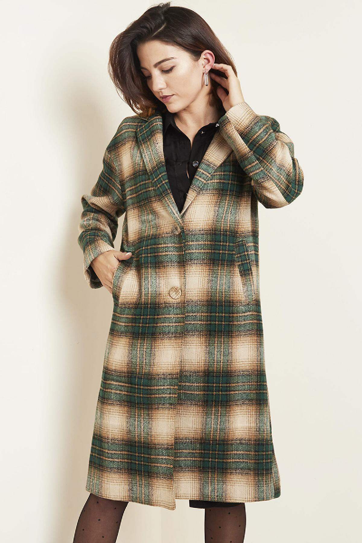 Jacke Checkered Grau S h5 Bild3