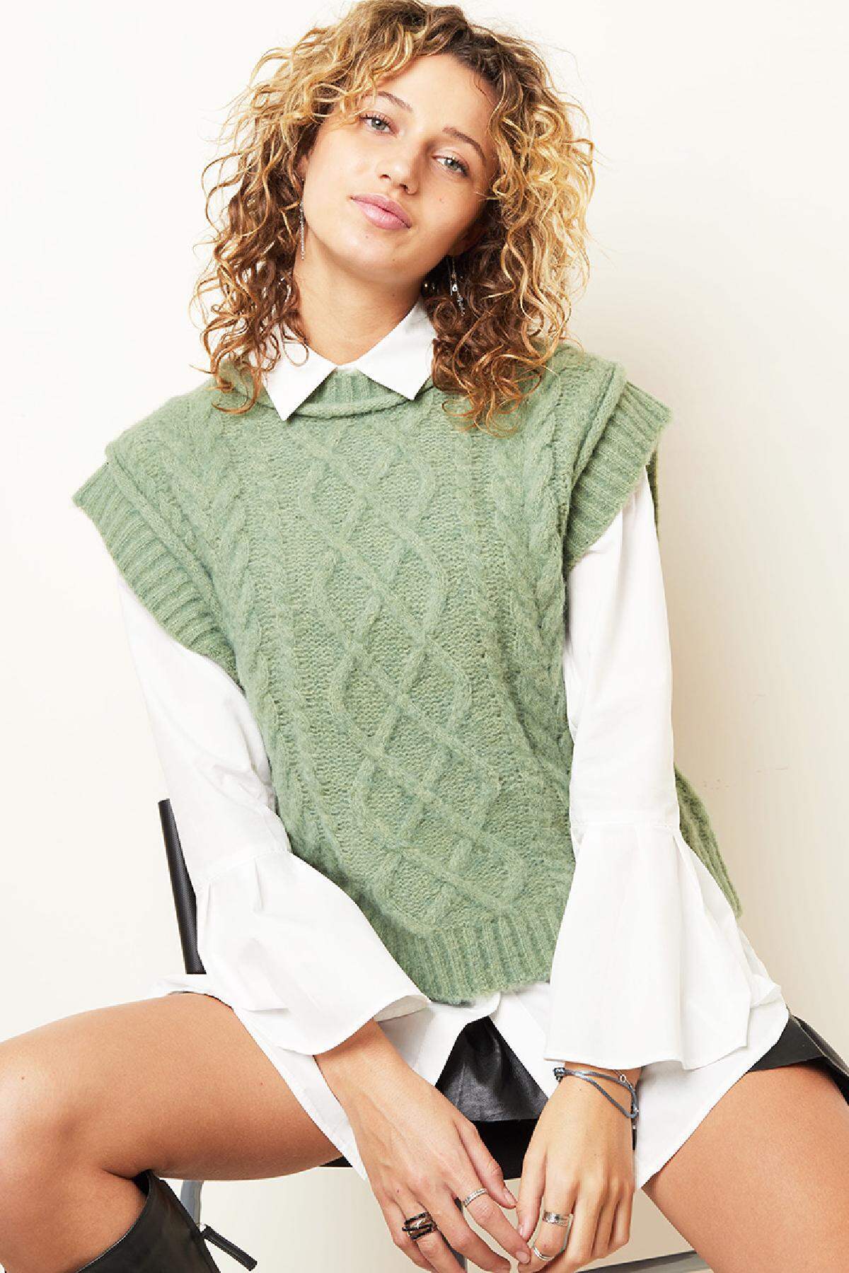 Spencer Woven Pattern Mint One size h5 Bild2
