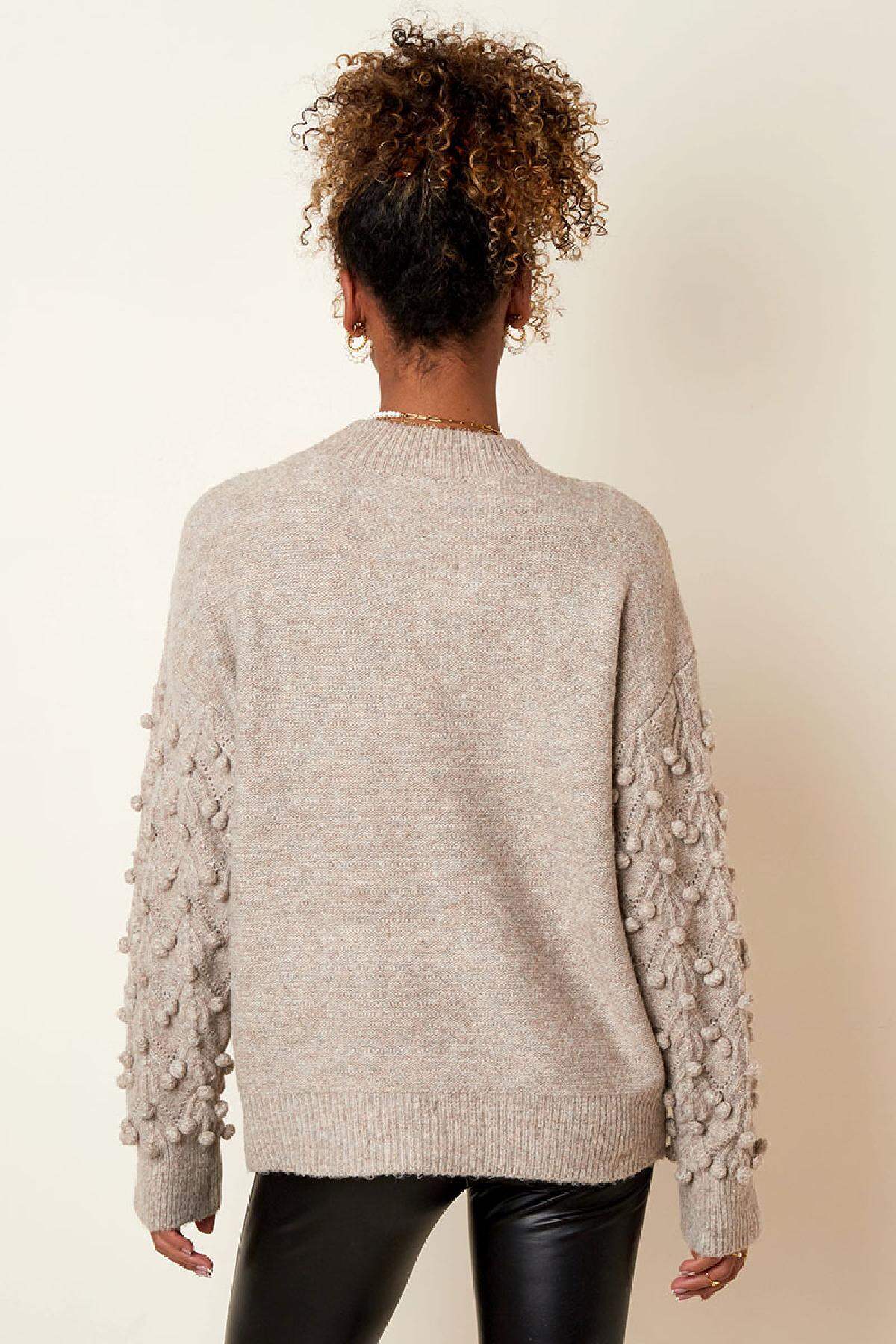 Sweater with dotted details Black S/M Picture7