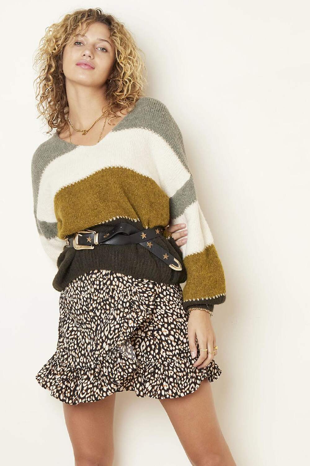 Jupe Spotted Bleu L h5Image3