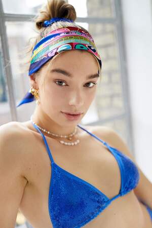 Funkelnder Pailletten-Bikini Koralle S h5 Bild5