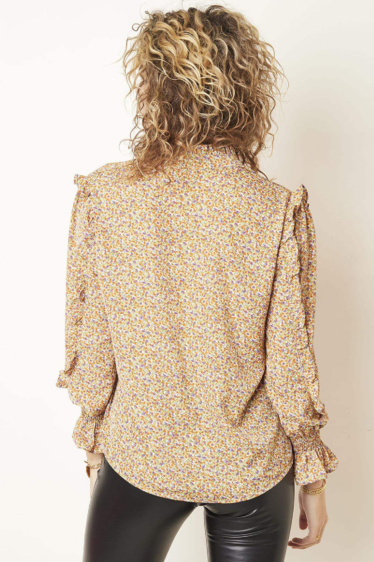 Blouse Radiant Donkerblauw S h5 Afbeelding3