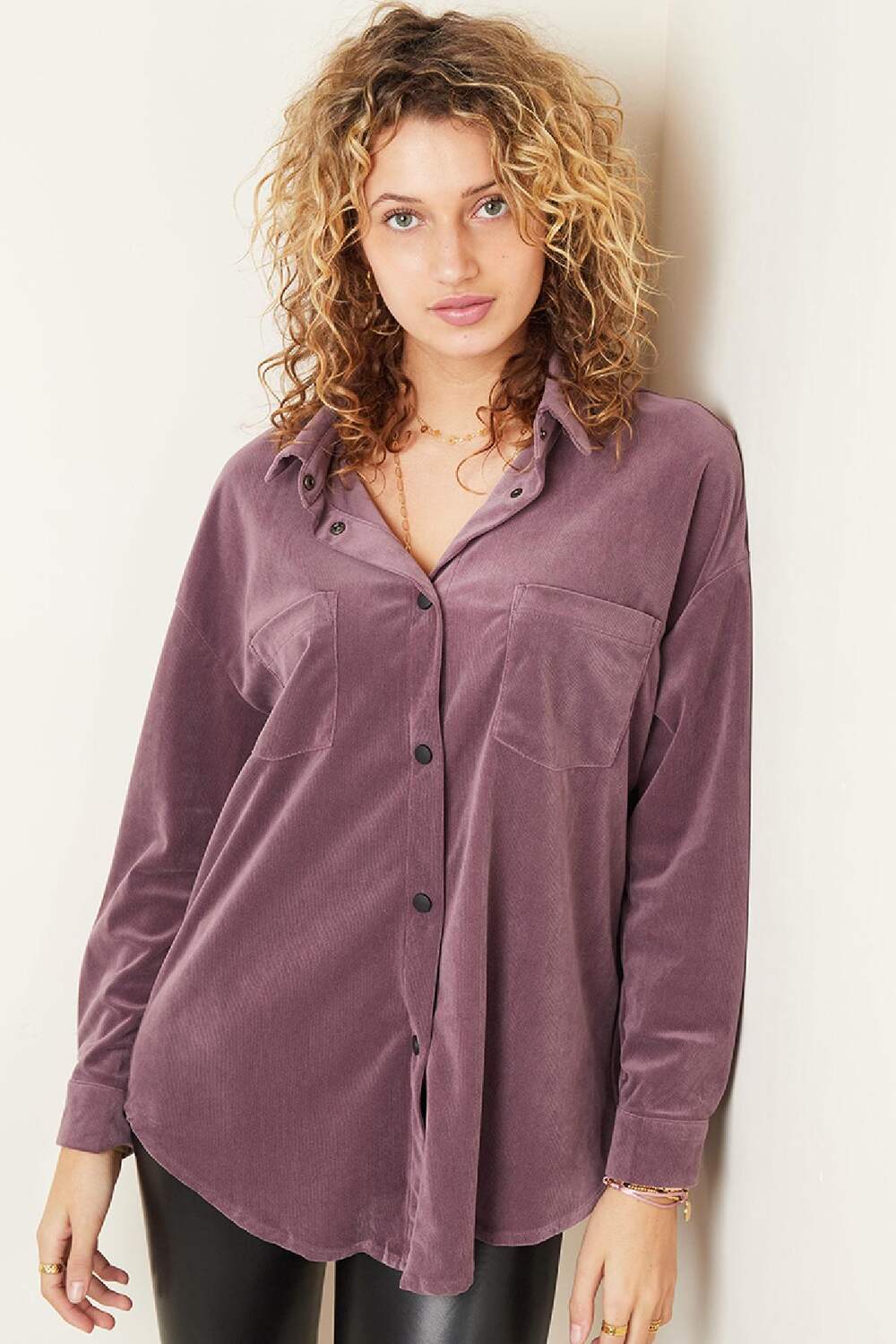 Blouse Corduroy Grey S h5Picture3
