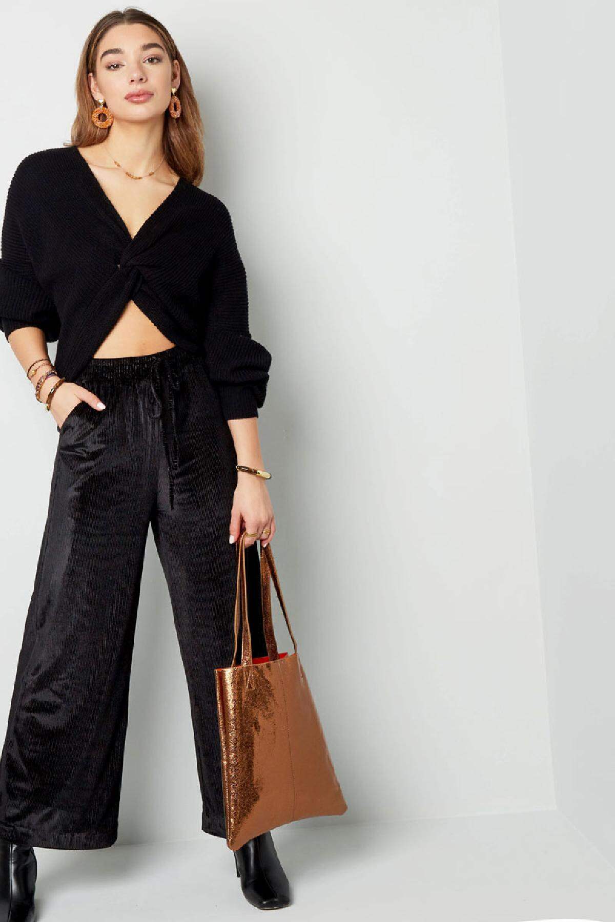 Hosenbündchen Mit Glitzer Lila S h5 Bild7