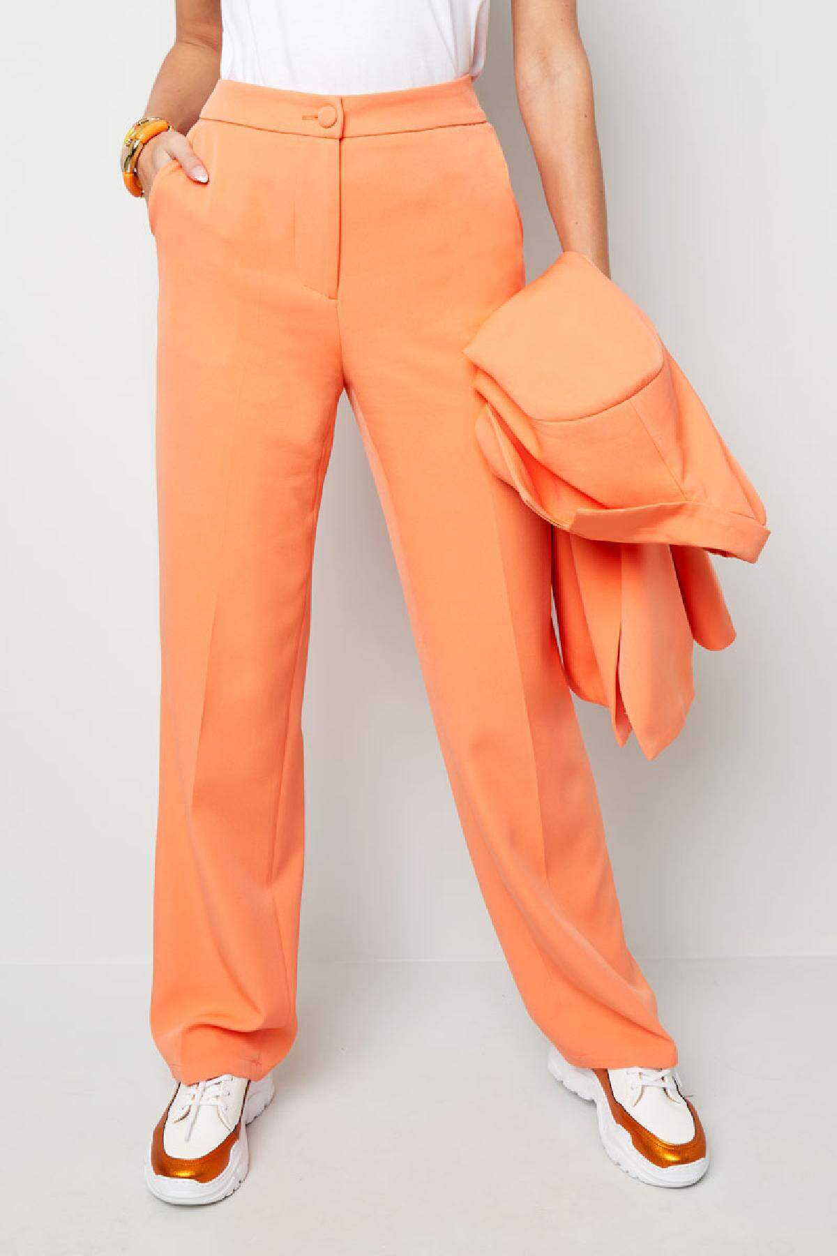 Pantalón básico liso Salmón S h5 Imagen2