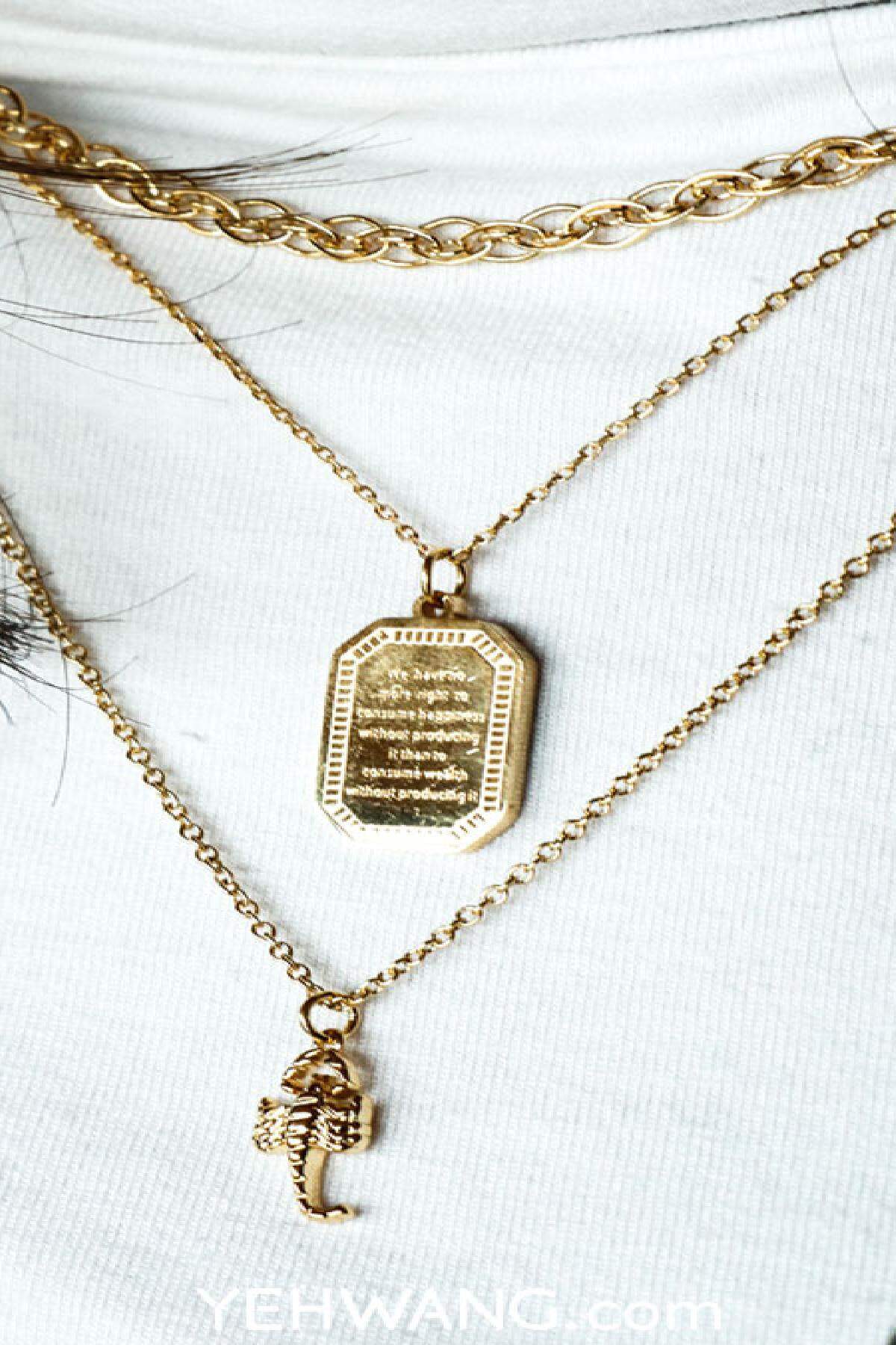 necklace scorpio plata chapado en  h5 Imagen2