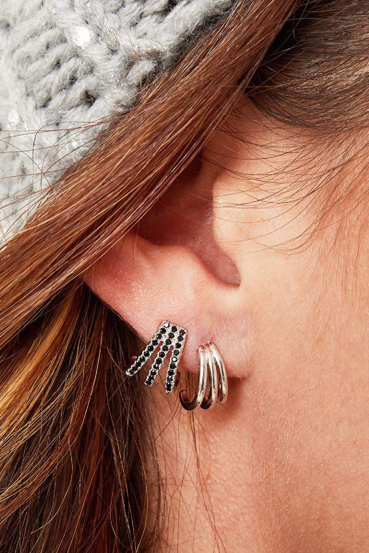 Earring Patty Silver Color Copper h5 Immagine2