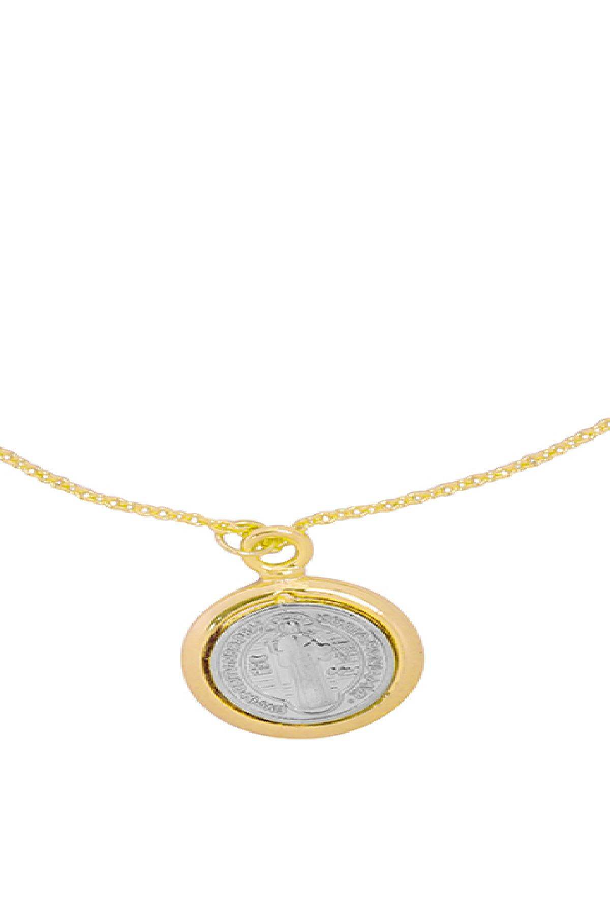 Kette Holy Goldfarbe & Silber Kupfer L Bild3