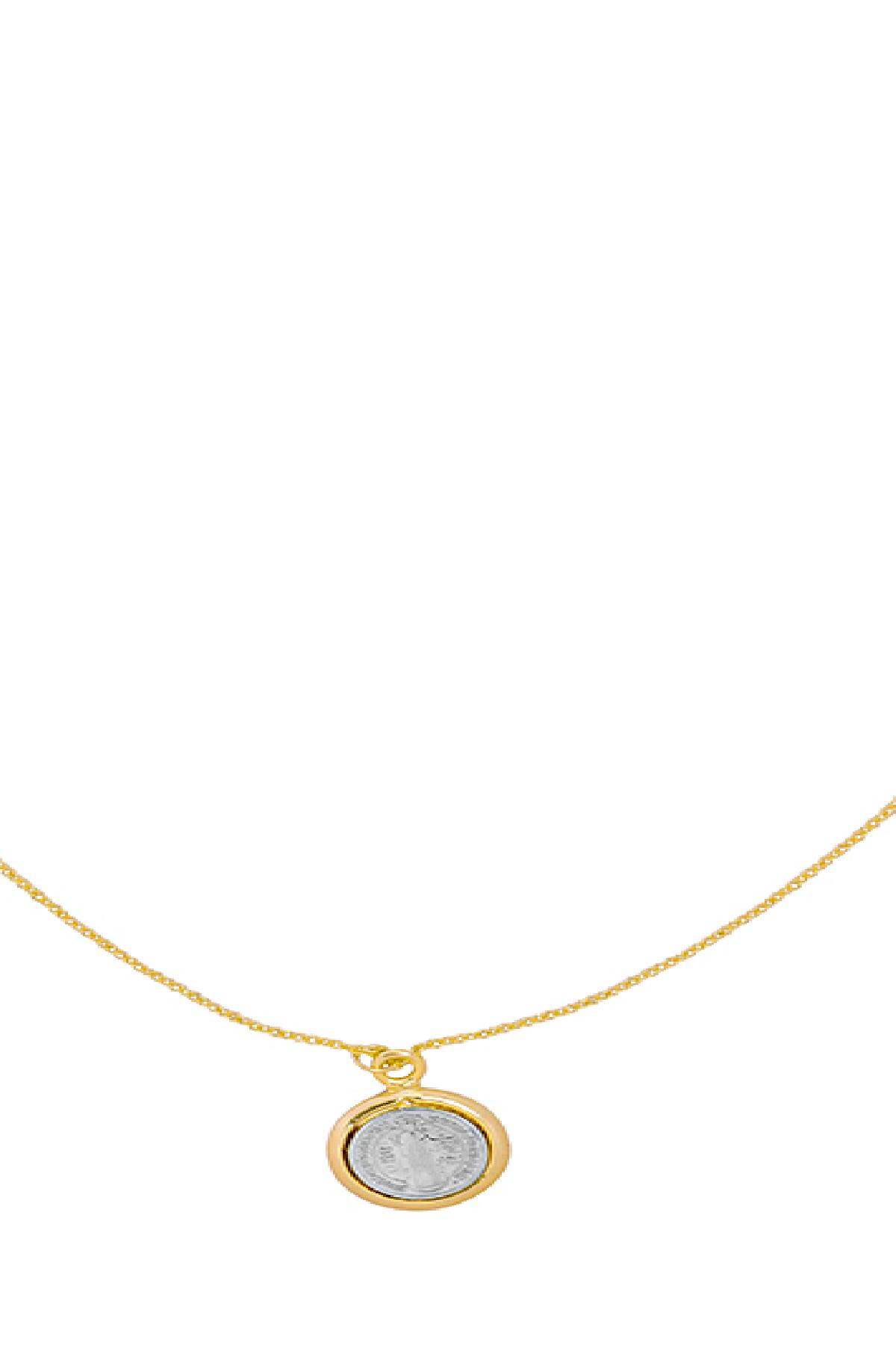 Kette Holy Goldfarbe & Silber Kupfer L h5 Bild2