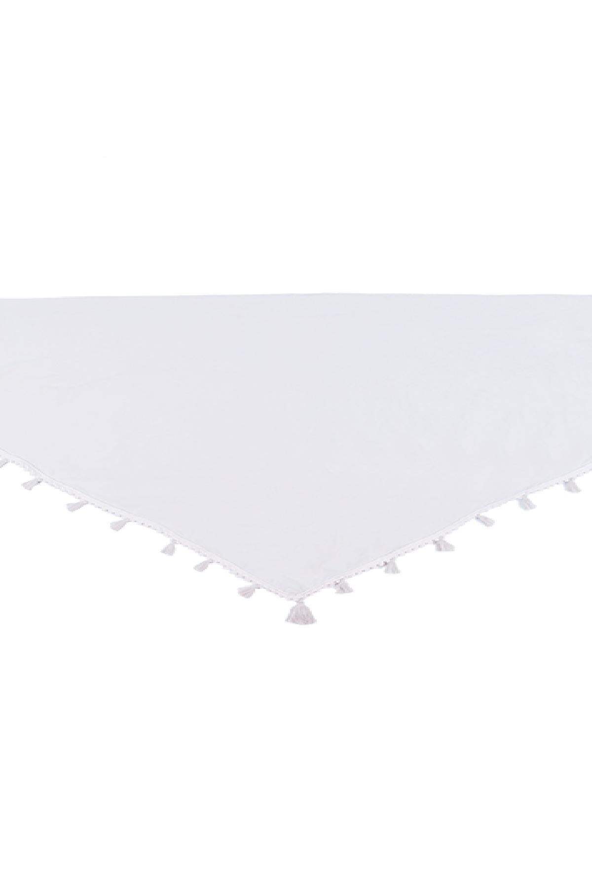 Schal Soft Tassels Offwhite Polyester h5 Bild2