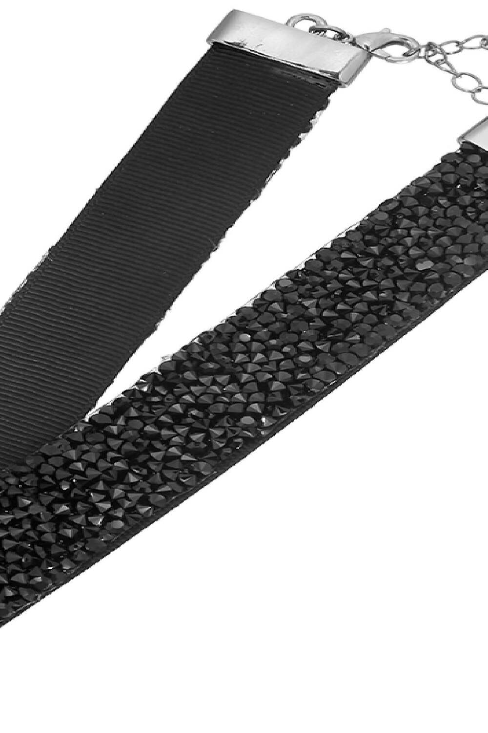 Kette Choker Ultimate Glam Schwarz Metall h5Bild2