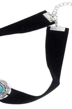 Girocollo Beauty Turchese Black Metal h5 Immagine2
