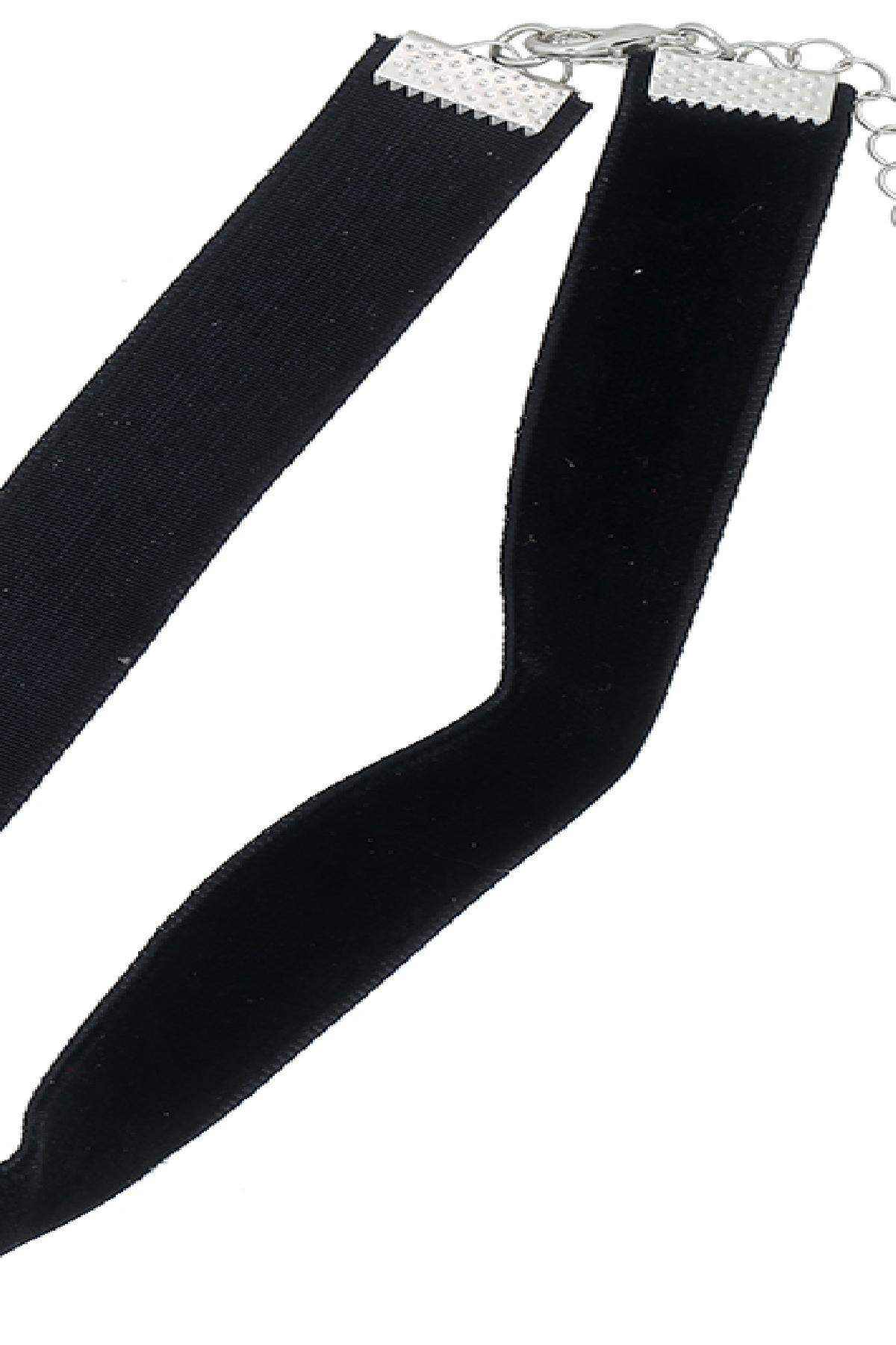 Choker Trendy Turquoise Negro Metal h5 Imagen2