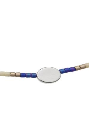 Armband Beads & Circle Türkis Vergoldet h5 Bild2