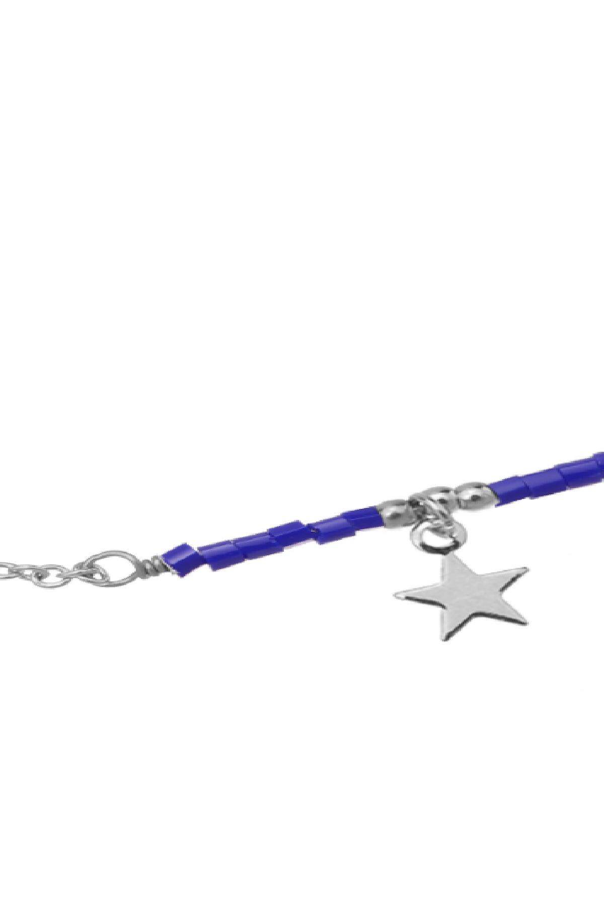 Armband Sweet Tiny Star Blau Vergoldet Bild2