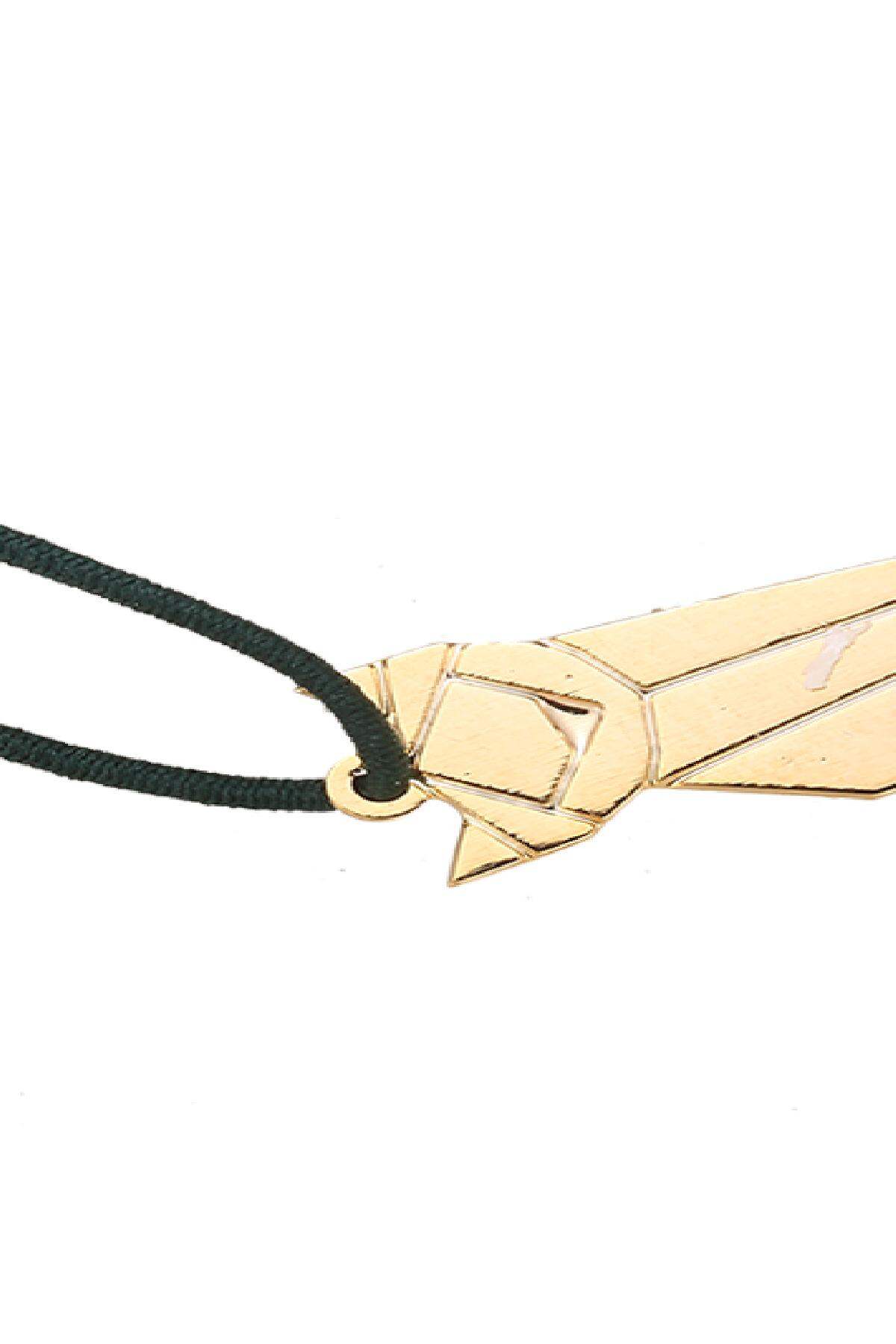 Armband Little Cat Grün Vergoldet h5 Bild2